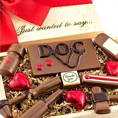 Thank you chocolate gift idea for doctors