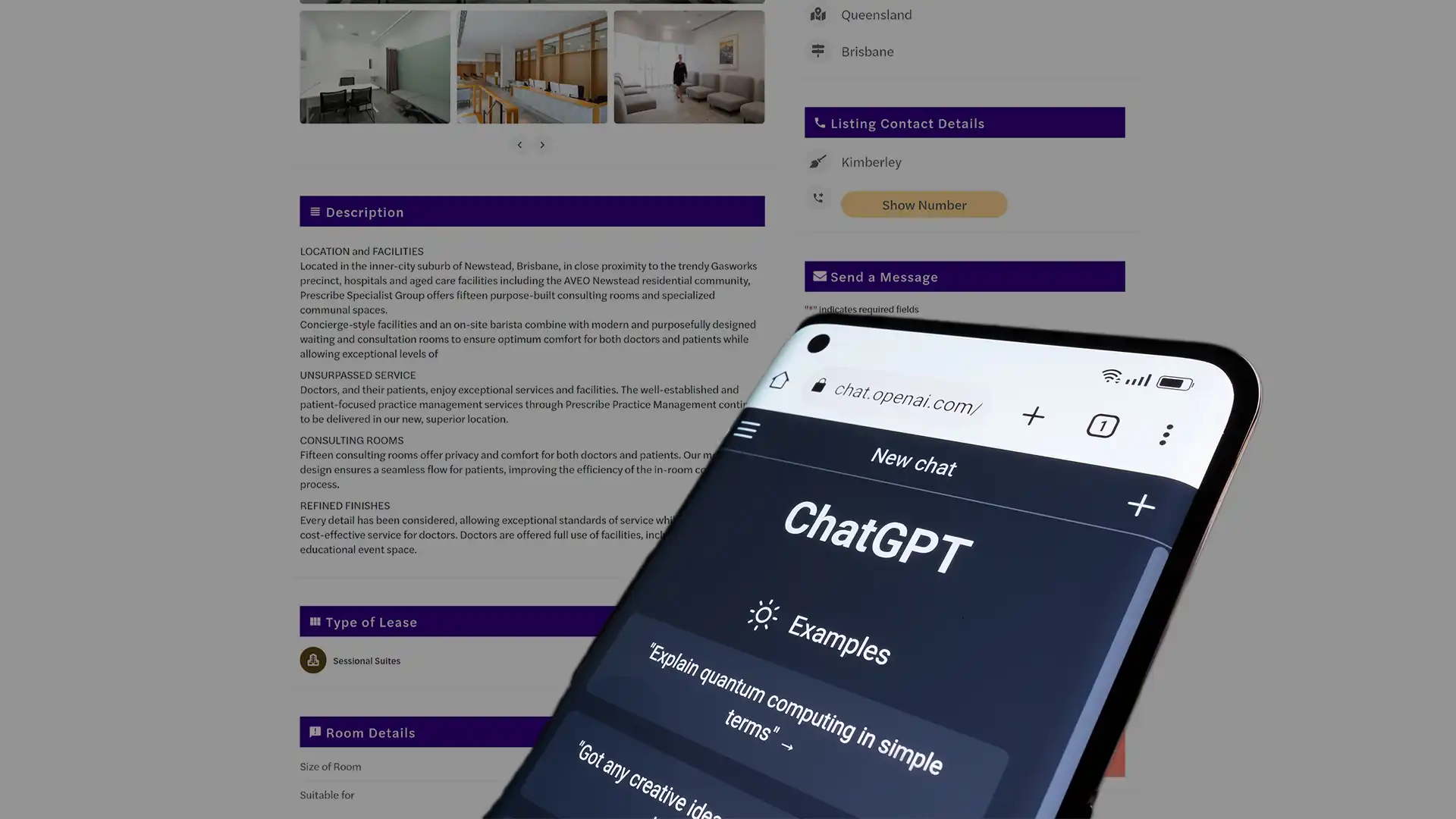 How ChatGPT can help you create a strong medical property listing